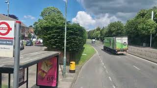 London Bus Reouts 492 From Sidcup Station to Bluewater Shopping Centre [upl. by Leschen813]