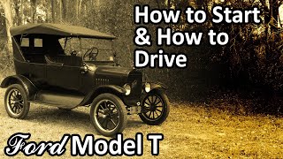 Ford Model T  How to Start amp How to Drive [upl. by Greysun]