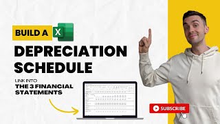 Depreciation Schedule  How to Calculate amp Link into 3 Financial Statements [upl. by Obidiah643]