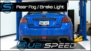 Subispeed  Rear Fog  Brake Light Overview [upl. by Desdamona]