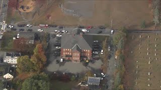 Student in custody after stabbing classmate at Mass high school [upl. by Ojillib]