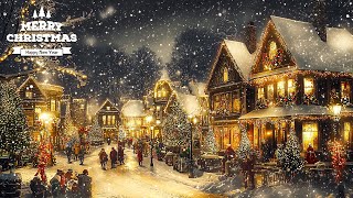 Beautiful Snowy Christmas Ambience 🎁 Top Christmas Songs of All Time Peaceful Christmas Piano Music [upl. by Chase]