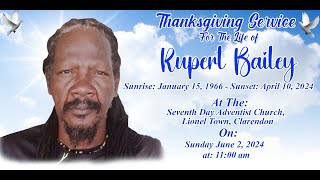 Rupert Bailey Funeral Service [upl. by Charie]