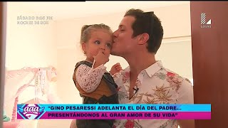 AMOR AMOR AMOR 170616 GINO PESARESSI ADELANTE EL DÍA DEL PADRE Y PRESENTA A SU HIJA [upl. by Suoivatco]