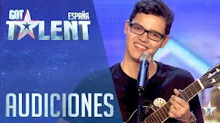 Jesús escuchó su guitalele y se convertió en su mayor fan  Audiciones 4  Got Talent España 2016 [upl. by Bartle]