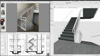 Stairs and Railings in ArchiCAD Part 1 of 3 [upl. by Eba]