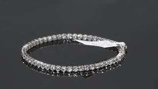 3 Carat Diamond Tennis Bracelet 14k White Gold Lab Grown by Pompeii3 [upl. by Alur]