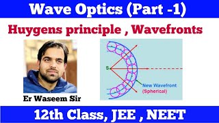 Wave Optics  Part 1  Class 12th  JEE  NEET  Huygens Principle  Wavefronts [upl. by Caterina]