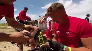 Martin Prokop DAKAR 2018  Stage 10 mechanics in action [upl. by Merwin]