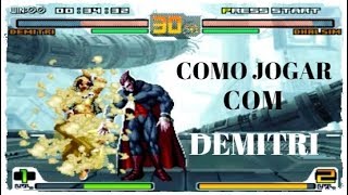 SNK VS CAPCOM CHAOSCOMO ESCOLHER PERSONAGEM SECRETO DEMITRIARCADE [upl. by Odlavso]