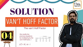 Solutions  Class 12 L4  vant Hoff factor  Henrys law Azeotropes [upl. by Weibel]