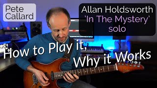 Allan Holdsworth  All Our Yesterdays Lesson amp Tutorial [upl. by Nettirb559]