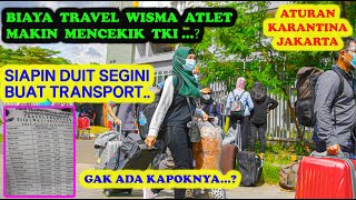 LAGIBIAYA TRAVEL WISMA ATLET KEMAHALAN  PROSES KARANTINA TKI DI WISMA PADEMANGAN [upl. by Salchunas]