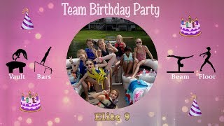 Team Birthday Party  Swimming • Slime • Sleepover [upl. by Glynas]