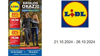 Gazetka Lidl PL  21102024  26102024  Od poniedziałku [upl. by Glanville]