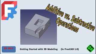 🔨 FREECAD TUTORIAL Master Subtractive Operations to Create Complex Shapes [upl. by Suiravaj458]