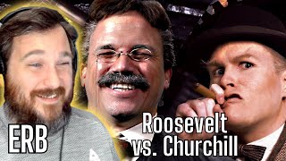 MANLY BOUT Theodore Roosevelt vs Winston Churchill Epic Rap Battles of History ERB Reaction [upl. by Luci]