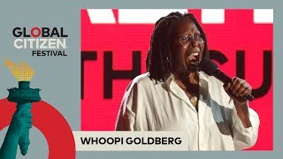 Whoopi Goldberg Gives Powerful Speech on HIVAIDS  Global Citizen Festival NYC 2017 [upl. by Ahseit]