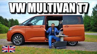 Volkswagen Multivan T7 eHybrid  Family Van ENG  Test Drive and Review [upl. by Anitsim]