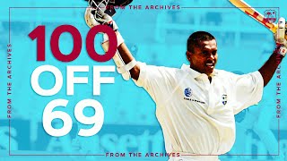 100 Runs off 69 Balls In a Test Match  Shivnarine Chanderpaul Amazing Ton  West Indies v Australia [upl. by Ronel619]