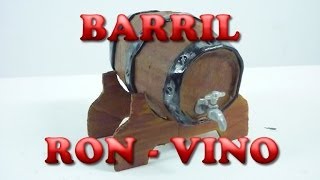 CONSTRUCCIÓN DE UN BARRIL DE RON O VINO [upl. by Atiuqal545]