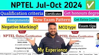 🔴 NPTEL EXAM 2024 NEW FORMAT  Qualification Criteria and Important info about NPTEL EXAM [upl. by Yentihw]