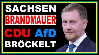 Sachsen Die BRANDMAUER zur AfD bröckelt [upl. by Grand702]