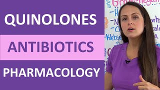 Fluoroquinolones Quinolones Pharmacology Nursing Mnemonic Mechanism of Action NCLEX [upl. by Nailliw]