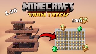 CÁCH XÂY MÁY FARM TOTEM TRONG MINECRAFT 120  quotHOW TO BUILD A TOTEM FARM IN MINECRAFTquot [upl. by Avle362]