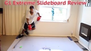 G1 Extreme Slide Board Detailed Video Review amp Overview UK Goaler One Ice Hockey and Skating [upl. by Oirretno]