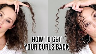 How to Get Your Curls Back  Step by Step Routine for Curlier Hair [upl. by Kall]