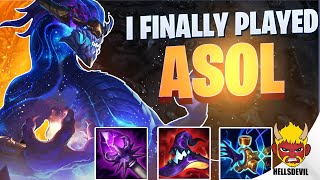 WILD RIFT  I FINALLY Played Aurelion Sol  Challenger Asol Gameplay  Guide amp Build [upl. by Leonardo]