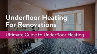 Installing underfloor heating into an existing floor  FloorIQ [upl. by Htehpaj]