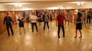 Merengue Silver Level Amalgamation Studio 2720 Danses sociales argent hiver 2017 [upl. by Latnahs]