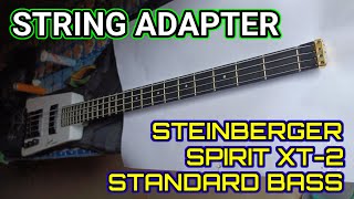 STEINBERGER STADB 04 GUITAR BASS STRINGS ADAPTER STEINBERGER SPIRIT XT2 STANDARD BASS [upl. by Aziaf]