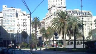 Downtown Montevideo Uruguay Andando pelo Centro de Montevideo Uruguay [upl. by Tterag731]