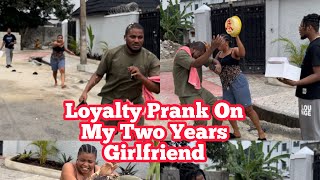 He did a loyalty test on his 2yrs girlfriend but she almost scatter my head she won break my head [upl. by Ettenahc]