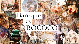 Baroque vs Rococo whats the difference Art History 101 [upl. by Assina]