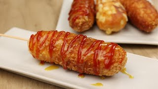 Korean Corndog Recipe [upl. by Haynor]