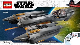 LEGO instructions  Star Wars  75286  General Grievouss Starfighter [upl. by Loring]