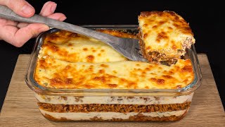 Die beste hausgemachte Lasagne Sie werden nie wieder Lasagne kaufen [upl. by Helfant]