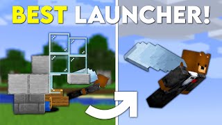 Minecraft BEST ELYTRA Launcher  Tutorial 120 [upl. by Yeltneb]