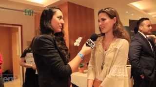 Melia Kreiling Talks Guardians Of The Galaxy At GBK Event [upl. by Adlig911]