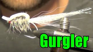 Gurgler Saltwater Popper Topwater Streamer Fly Tying Instructions  Jack Gartside Fly Pattern [upl. by Tully136]