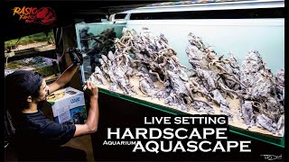 How to Hardscape a 120cm aquarium Aquascape [upl. by Heer]