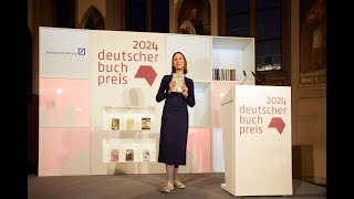 Martina Hefter gewinnt den Deutschen Buchpreis 2024 [upl. by Ylyl694]