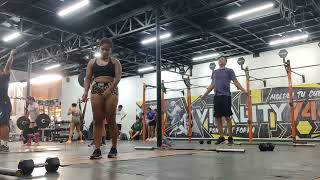 single unders amp db snatch gym crossfit [upl. by Gracia]