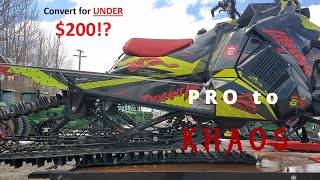 Polaris Pro to Khaos Conversion for Under 200 WHAT How to do it and What to Buy [upl. by Yeldar]