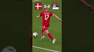 Denmark VS Serbia at Parken Stadium denmark serbia shorts nationsleague subscribe shortvideo [upl. by Chapin]