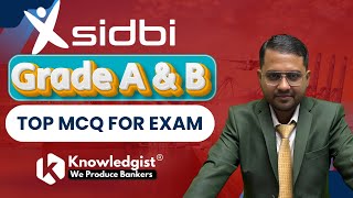 SIDBI Grade A amp B Batch 202425 Top MCQ For Exam [upl. by Elvah572]